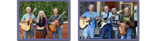 The Eclectics (of Northern Arizona) enjoy playing a wide variety of music, ranging from rock and pop, to folk, blues and jazz